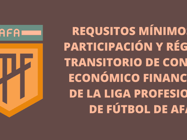 Liga Profesional del Futbol Argentino - Derecho Deportivo en Argentina